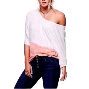 FREE PEOPLE- WE THE FREE Ombre Dip Dye Dolman Top